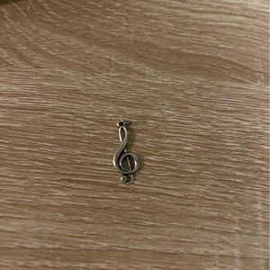 Treble Clef Sterling Silver Charm